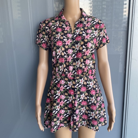 Vintage Floral Romper - Picture 6 of 13